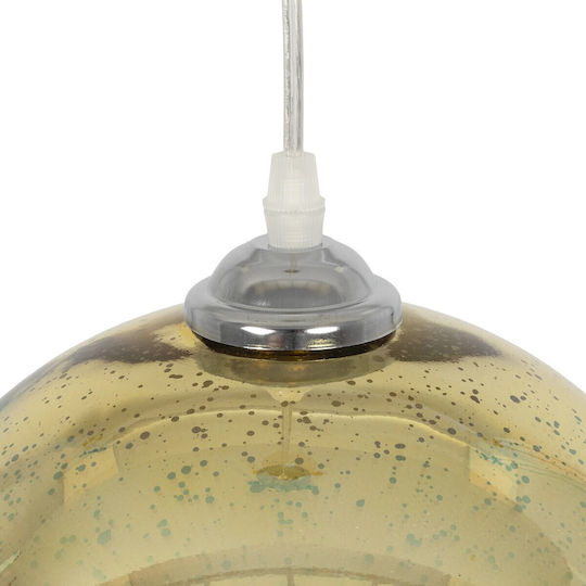 GloboStar Saturn Κρεμαστό Φωτιστικό Πολύχρωμο με Ντουί E27 25x25x22εκ.