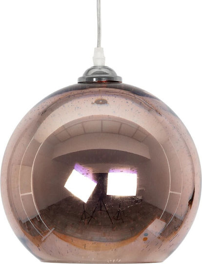 GloboStar Jupiter Κρεμαστό Φωτιστικό Πολύχρωμο με Ντουί E27 25x25x26εκ.
