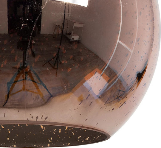 GloboStar Jupiter Κρεμαστό Φωτιστικό Πολύχρωμο με Ντουί E27 25x25x26εκ.