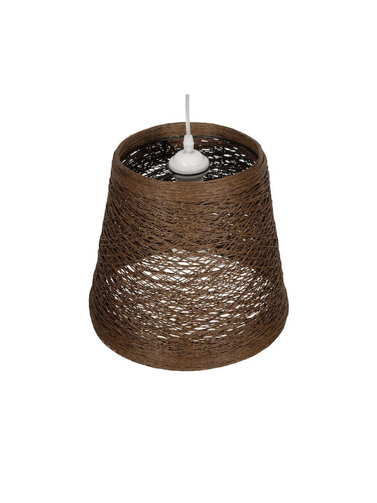 GloboStar Playroom Pendant Light Brown with Socket E27 30x30x30cm