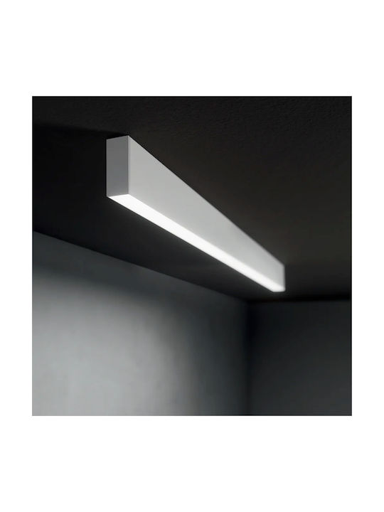 Ideal Lux Steel Φωτιστικό Τοίχου LED 120.3x4x9.4εκ. Ideal Lux Steel Φωτιστικό Τοίχου LED 120.3x4x9.4εκ.