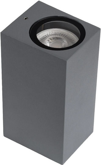 kelvo Burano Wall-Mounted Outdoor Lighting GU10 IP65 8x8x15cm