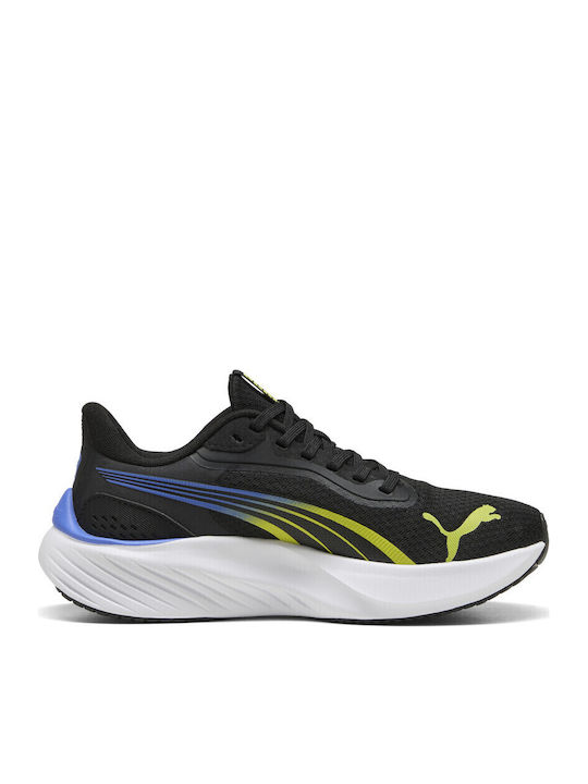 Kids Sports Running Shoes with Laces Black