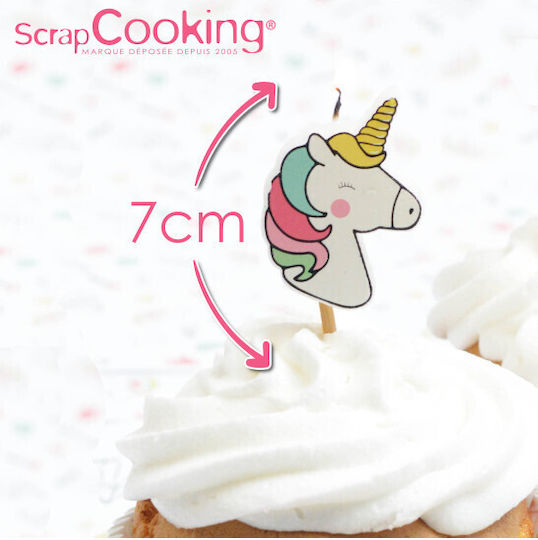 Scrap Cooking 8 Κεριά Unicorn