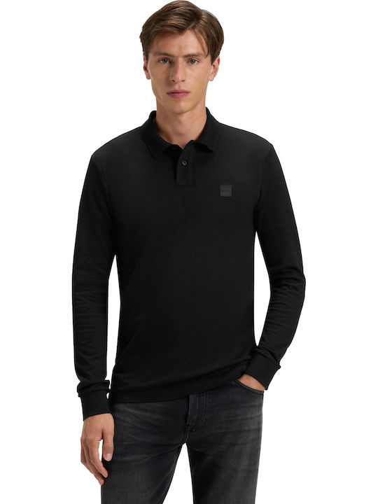 Polo Short Sleeve Black Blouse