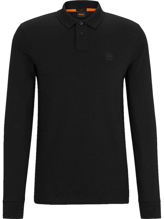 Polo Short Sleeve Black Blouse