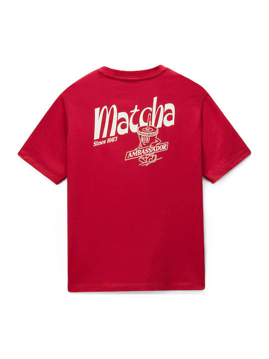 T-Shirt Burgundisch