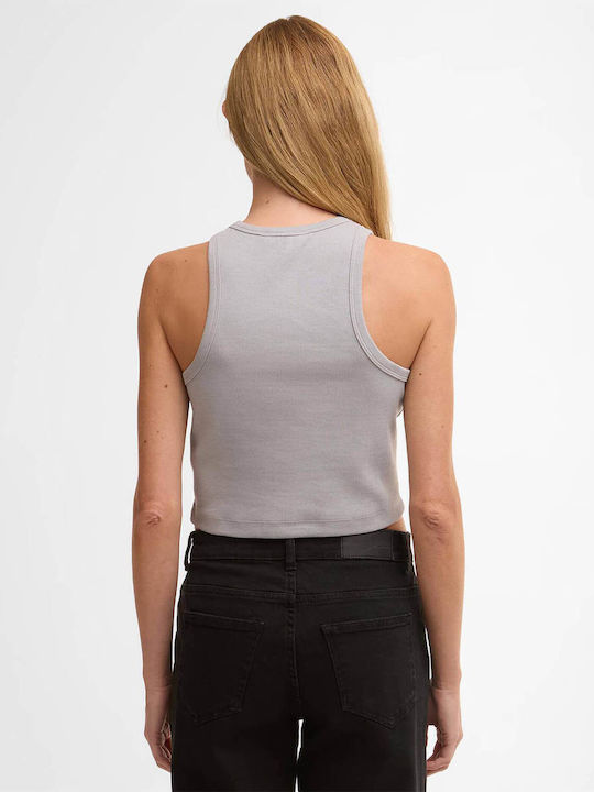 Barbour Bluza Damă Bumbac Gri Barbour Bluza Damă Bumbac Gri