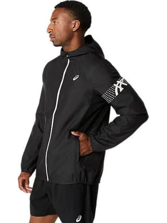 Μπουφάν Αδιάβροχο Black/cream