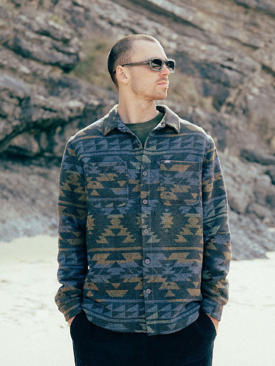 Дълъг Ръкав Overshirt в Стандартна Кройка Графит