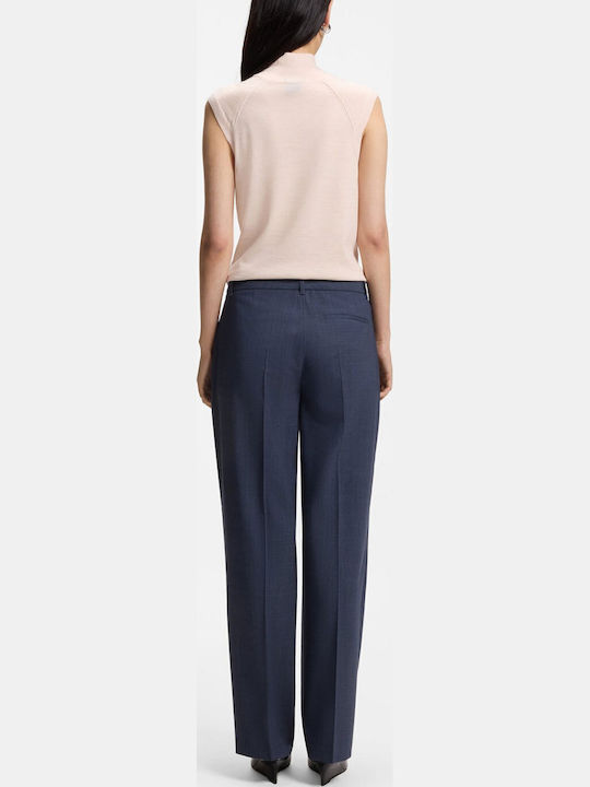 Damen Stoff Hose in Entspannter Passform Melange