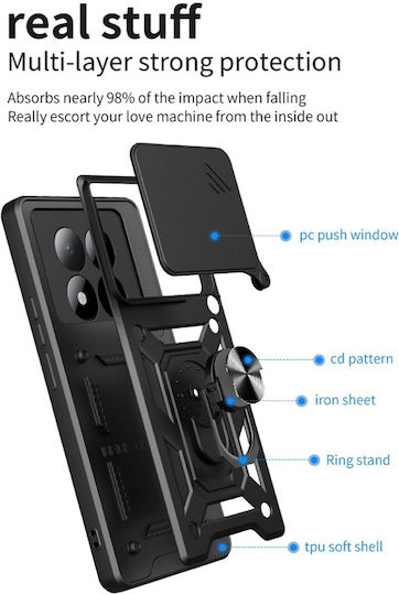 Magnetic Back Cover Μαύρο (Redmi Note 15)
