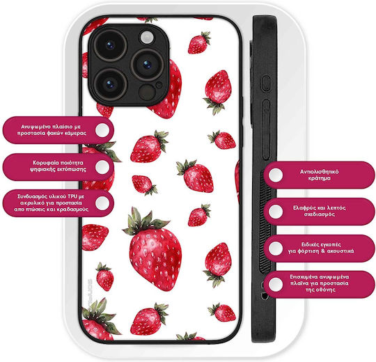Sonique Fruit Series Case Xiaomi Redmi Note 15 Pro 4g Strawberry 01