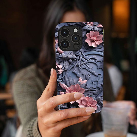 Калъф Sonique 3D Flower Series Xiaomi Redmi Note 15 Pro 4G Розов 02
