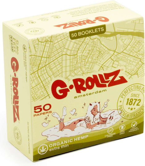 G-Rollz Χαρτάκια Στριφτού Τσιγάρου King Size 50 φύλλα 1τμχ