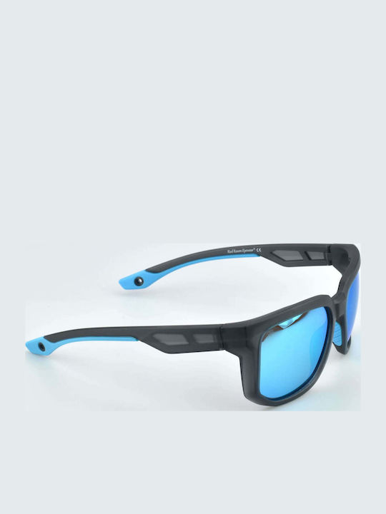Red Raven Rapid Unisex Γυαλιά Ηλίου με Μαύρο Σκελετό και Κόκκινο Φακό 48953100534094