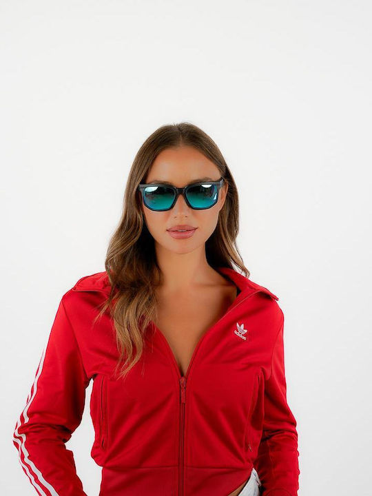 Red Raven Rapid Unisex Γυαλιά Ηλίου με Μαύρο Σκελετό και Κόκκινο Φακό 48953100534094