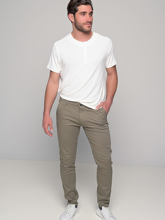 Ben Tailor Παντελόνι Chino Χακί