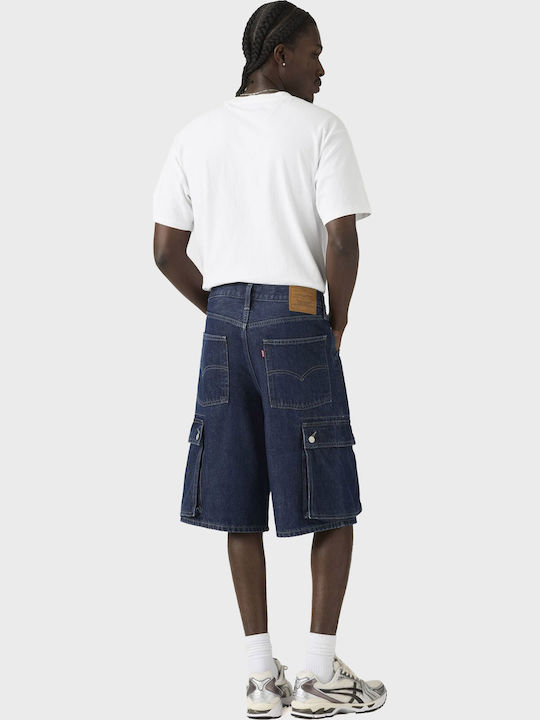 478 Men's Shorts Cargo Unwashed Denim