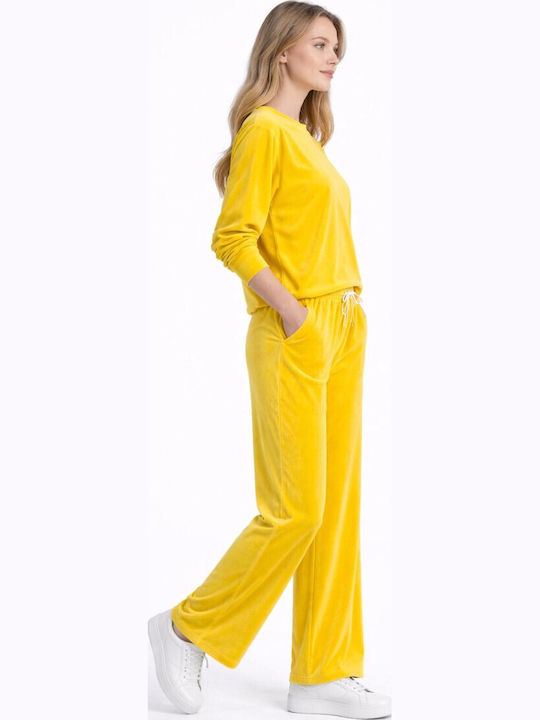 Комплект анцуг Велур Yellow Lemon