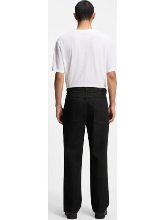 Pantalon De Blugi Pentru Bărbați Relaxed Fit Negru