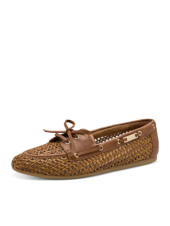 Women's Loafers in Tabac Brown Color
