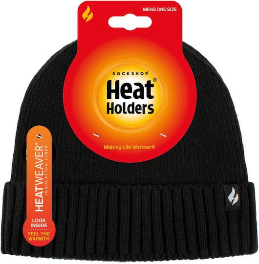 Beanie Beanie Knitted in Black color