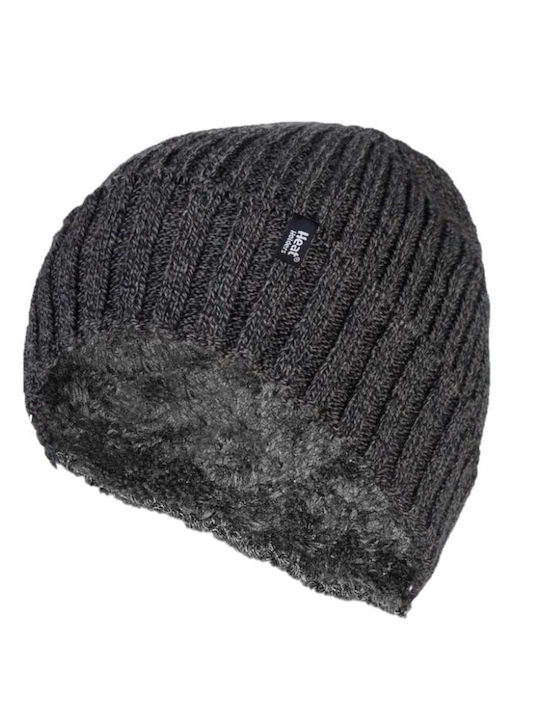 Beanie Beanie Knitted in Gray color