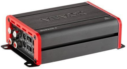 Vevor Car Audio Amplifier 4-channel Bridgeable Car Amplifier Multichannel Class D Stereo Amp Max 4 X 120w At 4 Ohms 4 X 200w At 2 Ohms High Output Suvs Pickups Off-road Vehicles