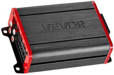 Vevor Car Audio Amplifier 4-channel Bridgeable Car Amplifier Multichannel Class D Stereo Amp Max 4 X 120w At 4 Ohms 4 X 200w At 2 Ohms High Output Suvs Pickups Off-road Vehicles