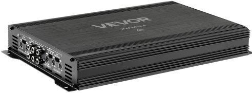 Vevor Car Audio Amplifier 4-channel Bridgeable Car Amplifier Multichannel Class Ab Stereo Amp Max 4 X 250w At 4 Ohms 4 X 500w At 2 Ohms High Output Suvs Pickups Off-road Vehicles