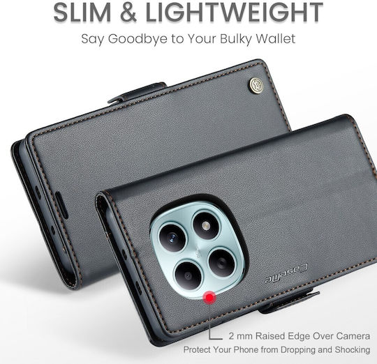 Caseme 023 Luminus Wallet Μαύρο (Redmi Note 15)