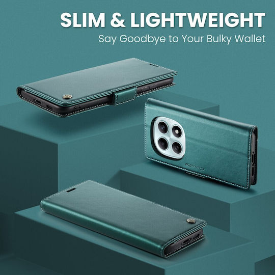 Caseme 023 Luminus Wallet Δερμάτινο / Δερματίνης Πράσινο (Redmi Note 15)