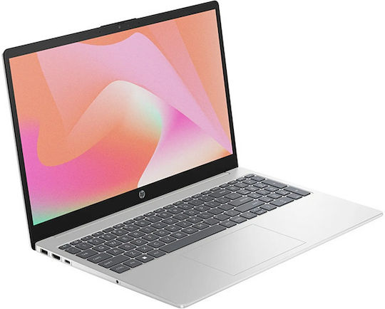HP 15-fd1067nw 15.6" IPS FHD (Kern Ultra 7-155H/24GB/512GB SSD/Kein Betriebssystem) Silver (US Tastatur)