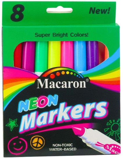 Lean Toys Μαρκαδόροι Υπογράμμισης Neon Σετ 8τμχ