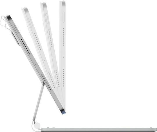 Typecase Klappdeckel Robust mit Tastatur Weie (iPad Air 11 2024/2025)
