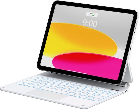 Typecase Klappdeckel Robust mit Tastatur Weie (iPad 11 A16 2025, iPad 10,9 2022)
