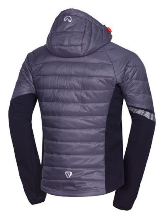 Northfinder BU-5111SKP Ανδρικό Μπουφάν Soft Shell για Σκι & Snowboard Γκρι