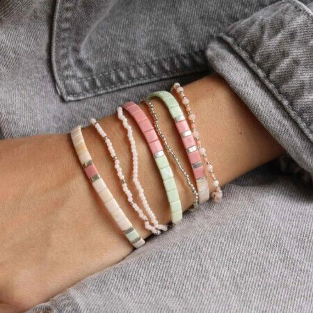 La Petite Épicerie Diy Mein Perlenarmband Set Silber Armband Set