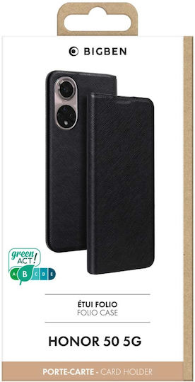 Bigben Card Holder Case Honor 50 5g Video Stand Function Black