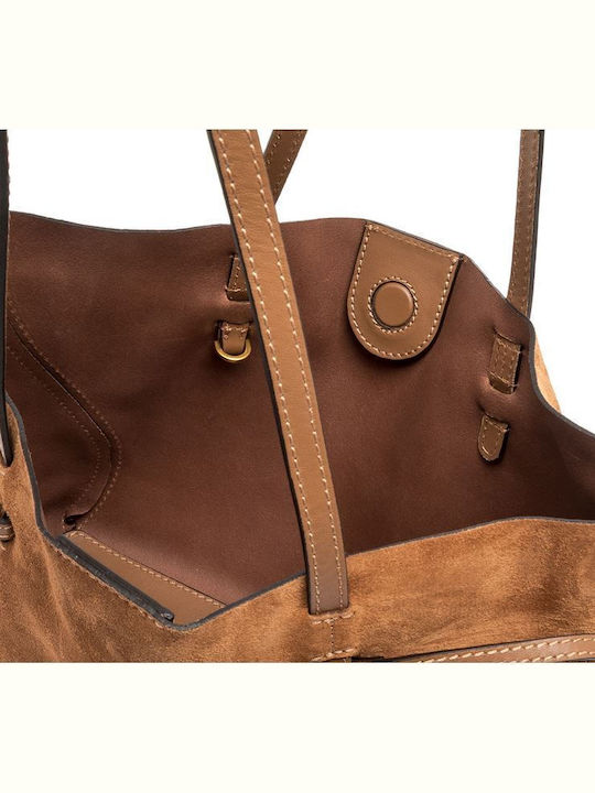Set Leather Women's Bag Shoulder Brown