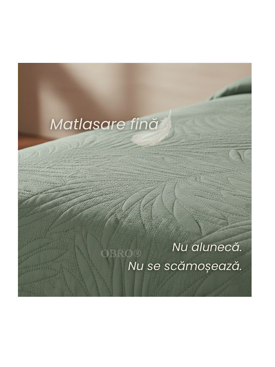 Κουβερλί Μονό Mint Green 160x230cm