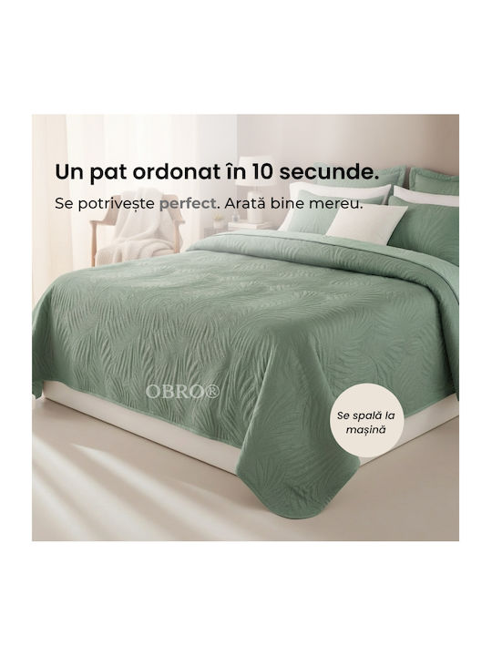 Κουβερλί Μονό Mint Green 160x230cm