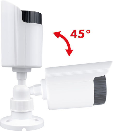 Imitation Tube Camera Led Ir White Power Supply 2xaa Not Included In Delivery Abs Ir1800 W