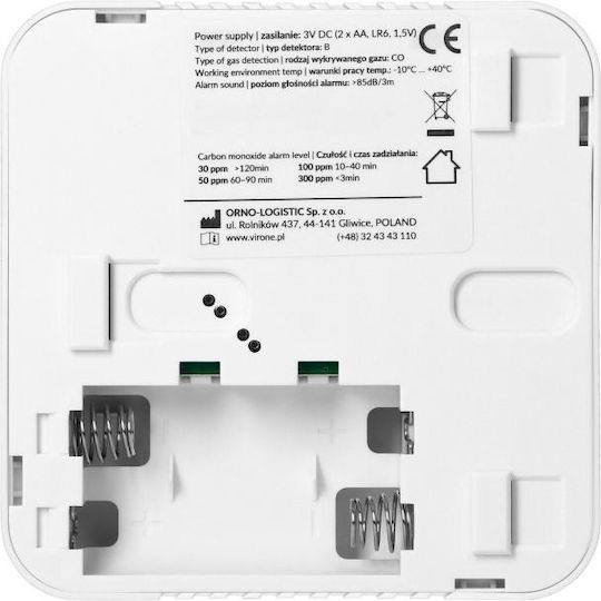 Virone Autonomous Carbon Monoxide Detector