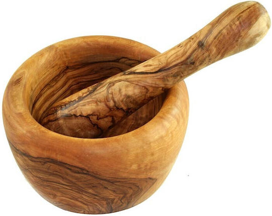 Olivenholz Erleben Γουδί από Ξύλο 14x14cm