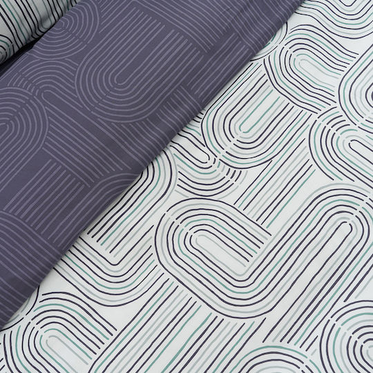 Vesta Home Pilotă Super Dublu 230x240cm Petrol-grey