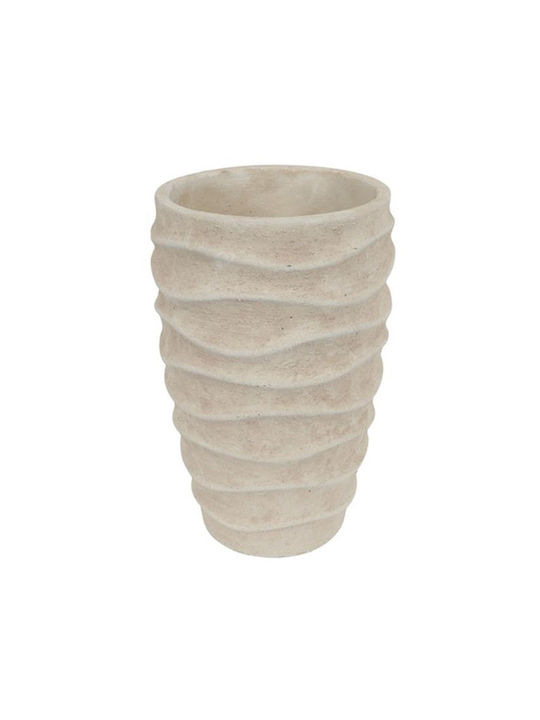 Atmosphera Decorative Vase White 17.5x27.5cm