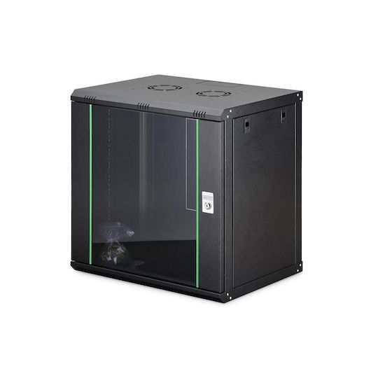 Digitus Wandmontiert Rack-Schrank 19U 60x45cm Schwarz DN-37109