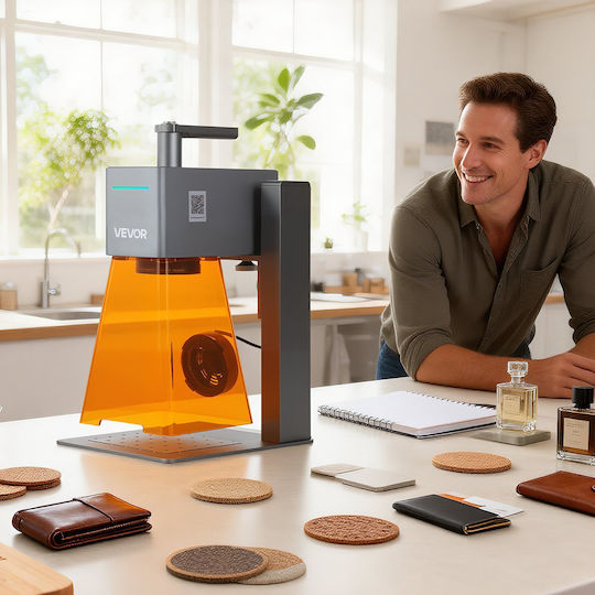 Vevor Laser Engraver 12W Κατάλληλο για Ακρυλικό / Plexiglass / Δέρμα